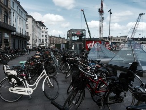 Copenhagen - bikes in abundance, bit of a building site though