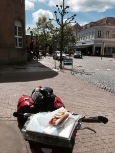 Sonderborg and first hotdog of the day