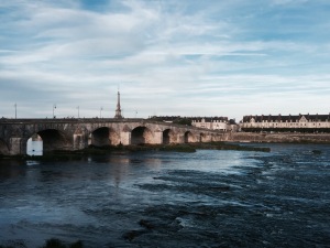 Bridge across the Loire in Blois