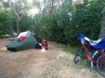 Overnight spot at Camping Municipal, Alexandroupoli