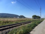 Still in Slovakia at this point - cycle path alongside railway line
