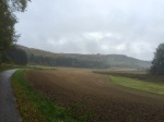 Autumn in the air, cycle route near Blaustein