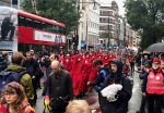 Red Brigade leading the procession