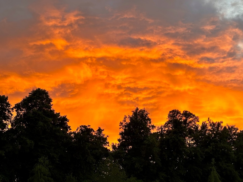 Sunset - sky on fire